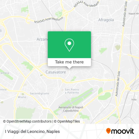 I Viaggi del Leoncino map