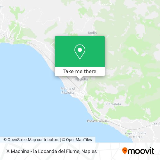 'A Machina - la Locanda del Fiume map