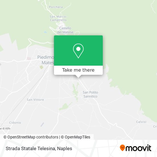 Strada Statale Telesina map