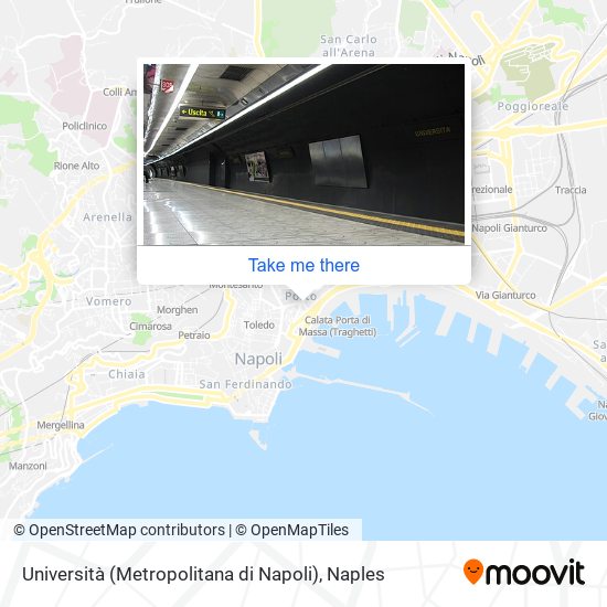 Università (Metropolitana di Napoli) map