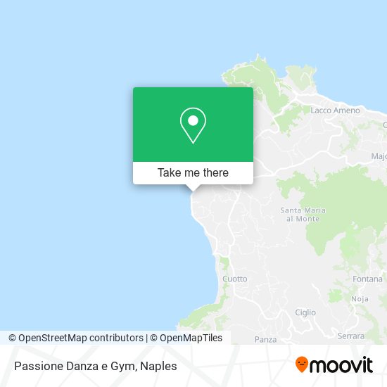 Passione Danza e Gym map