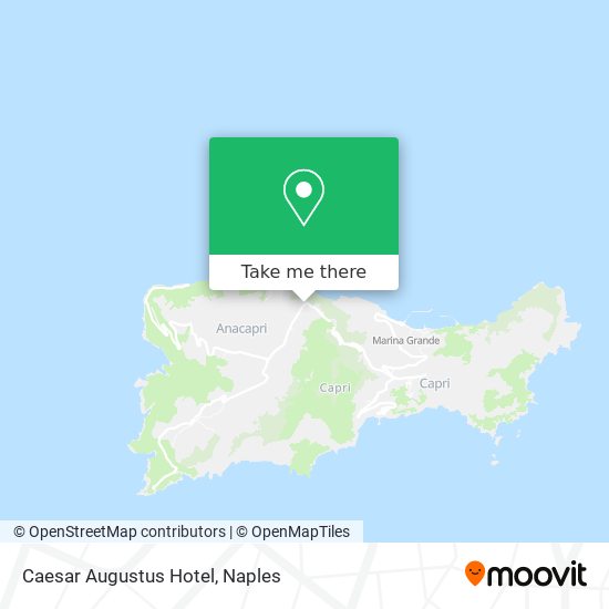 Caesar Augustus Hotel map