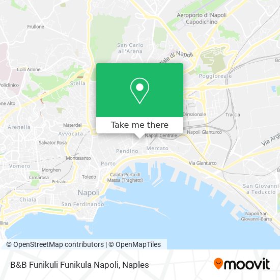 B&B Funikuli Funikula Napoli map