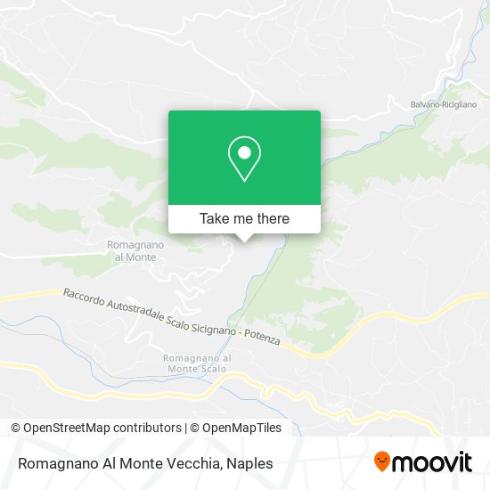 Centro Storico Di Romagnano Al Monte map
