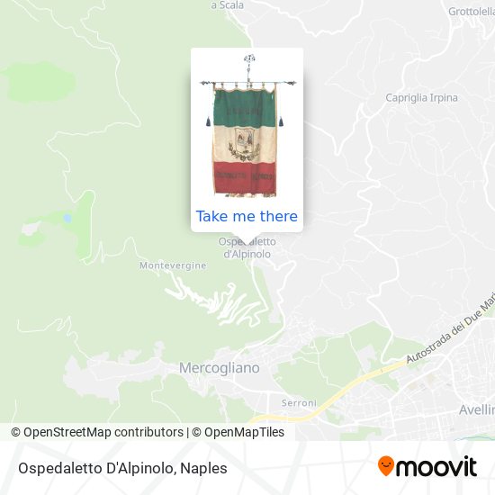 Ospedaletto D'Alpinolo map
