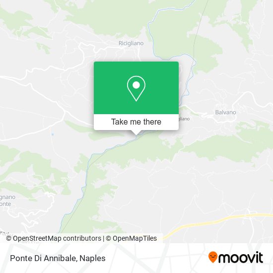 Ponte Di Annibale map
