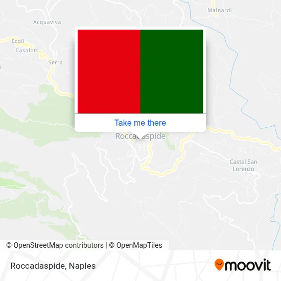 Roccadaspide map