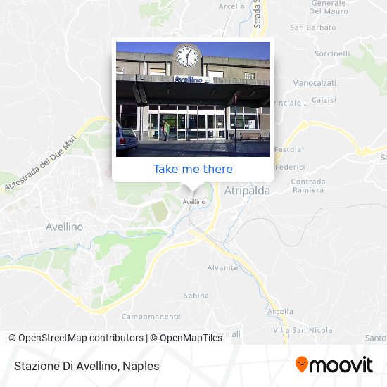 Stazione Di Avellino map