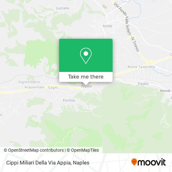 Cippi Miliari Della Via Appia map