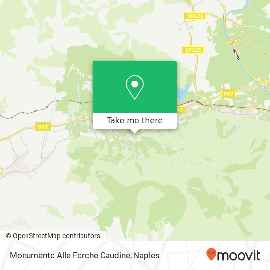 Monumento Alle Forche Caudine map