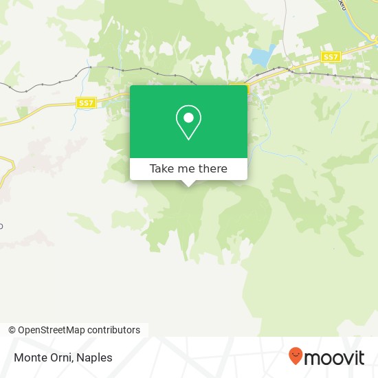 Monte Orni map
