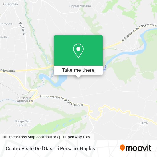 Centro Visite Dell'Oasi Di Persano map