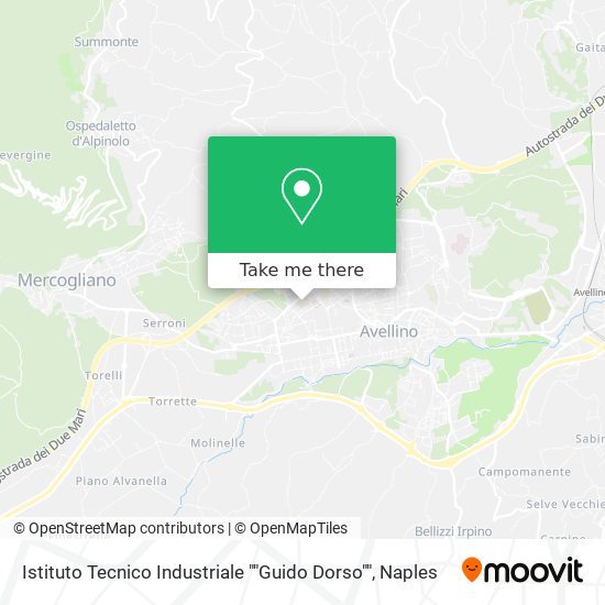 Istituto Tecnico Industriale ""Guido Dorso"" map