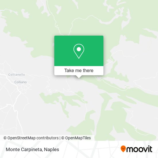 Monte Carpineta map