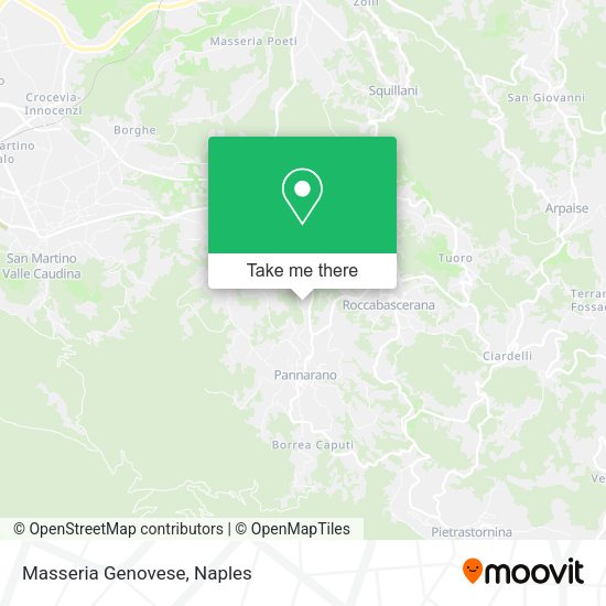 Masseria Genovese map