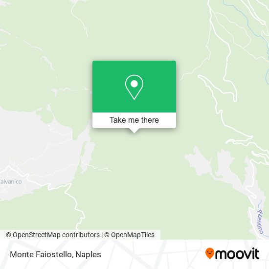 Monte Faiostello map