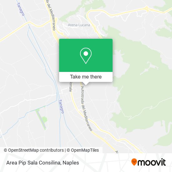 Area Pip Sala Consilina map