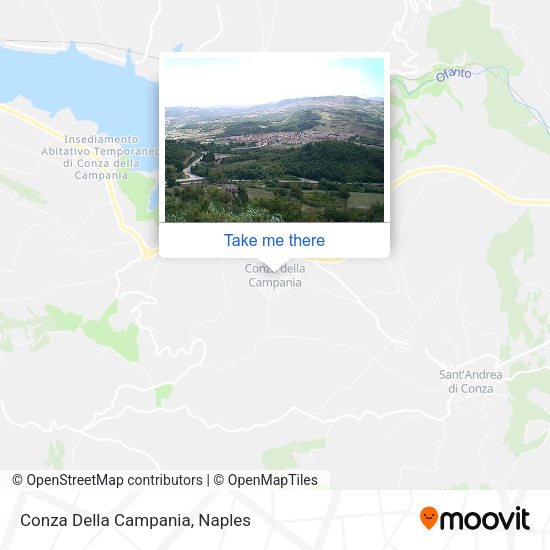 Conza Della Campania map