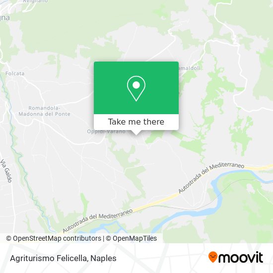 Agriturismo Felicella map