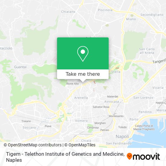 Tigem - Telethon Institute of Genetics and Medicine map