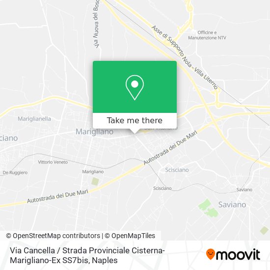 Via Cancella / Strada Provinciale Cisterna-Marigliano-Ex SS7bis map