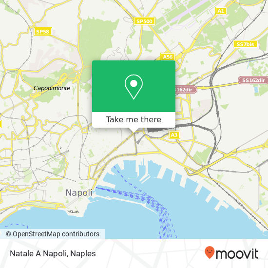 Natale A Napoli map