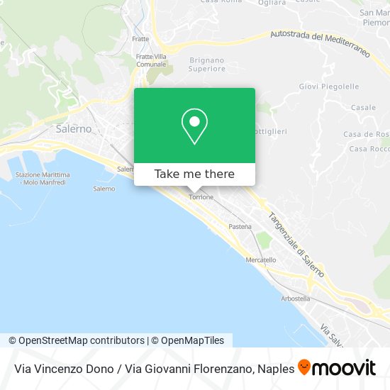 Via Vincenzo Dono / Via Giovanni Florenzano map