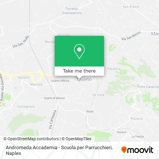 Andromeda Accademia - Scuola per Parrucchieri map