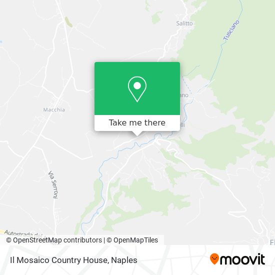 Il Mosaico Country House map