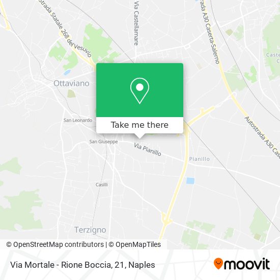 Via Mortale - Rione Boccia, 21 map