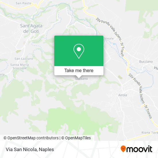 Via San Nicola map