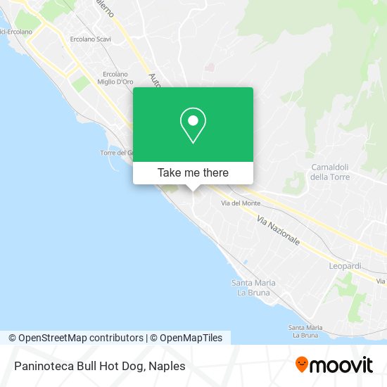 Paninoteca Bull Hot Dog map