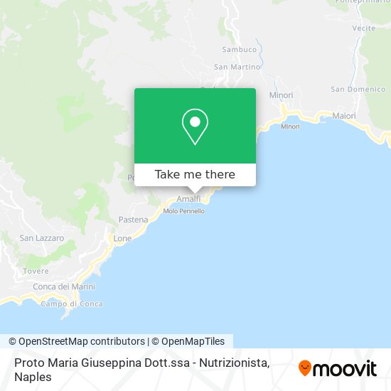 Proto Maria Giuseppina Dott.ssa - Nutrizionista map