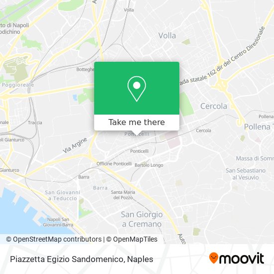 Piazzetta Egizio Sandomenico map