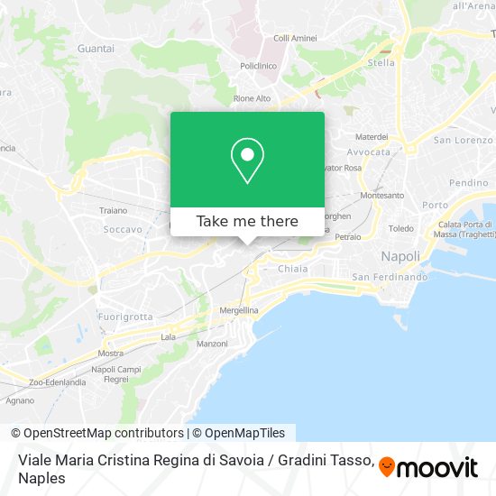 Viale Maria Cristina Regina di Savoia / Gradini Tasso map