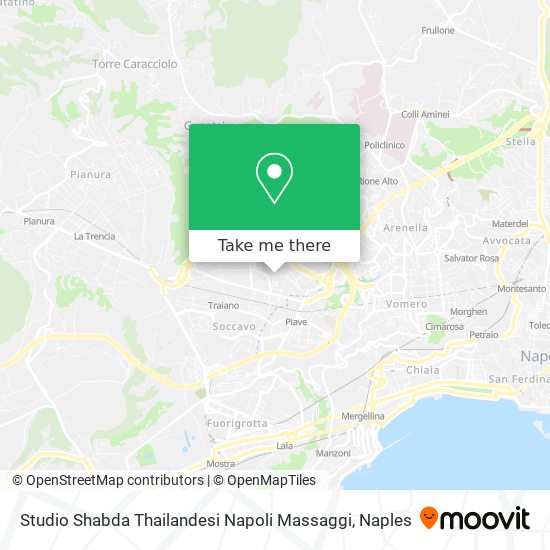 Studio Shabda Thailandesi Napoli Massaggi map