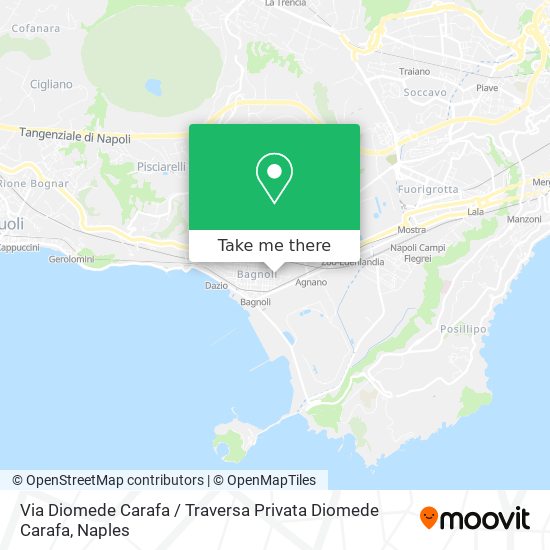Via Diomede Carafa / Traversa Privata Diomede Carafa map