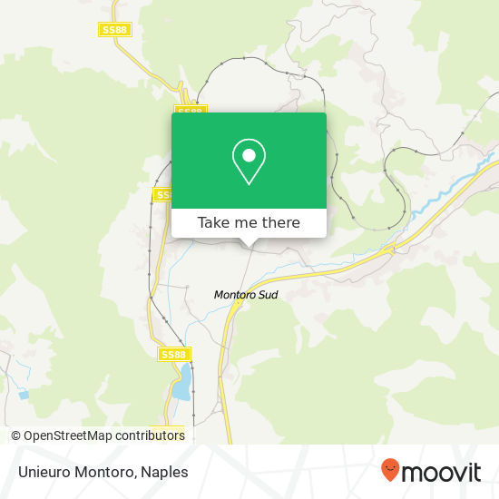 Unieuro Montoro map