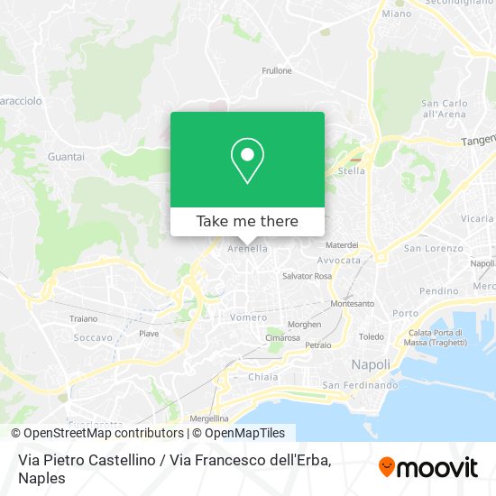 Via Pietro Castellino / Via Francesco dell'Erba map