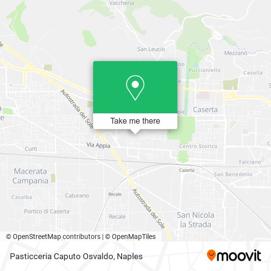 Pasticceria Caputo Osvaldo map