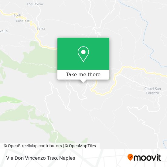 Via Don Vincenzo Tiso map