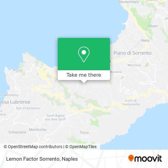 Lemon Factor Sorrento map