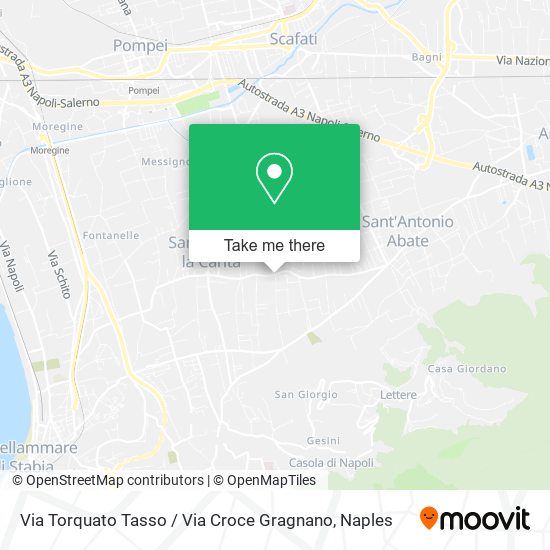 Via Torquato Tasso / Via Croce Gragnano map