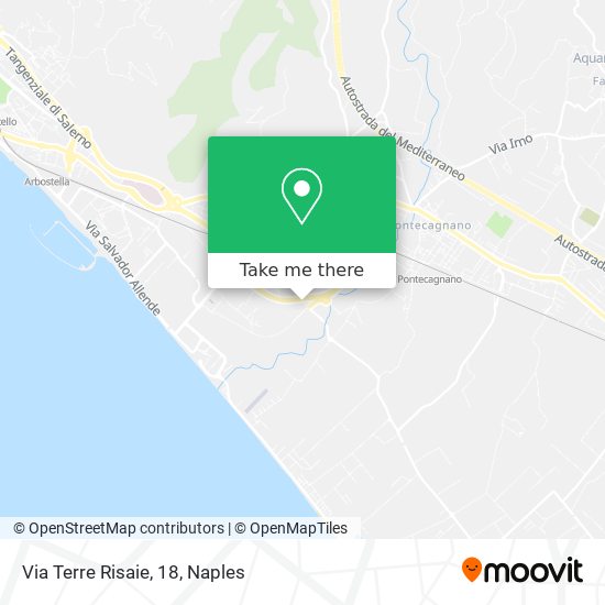 Via Terre Risaie, 18 map