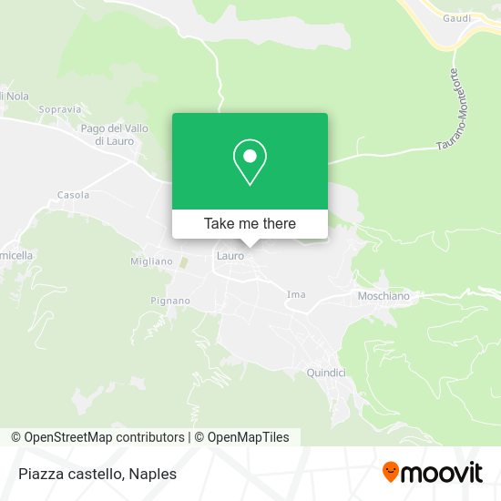 Piazza castello map