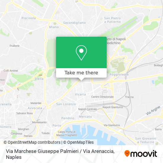Via Marchese Giuseppe Palmieri / Via Arenaccia map