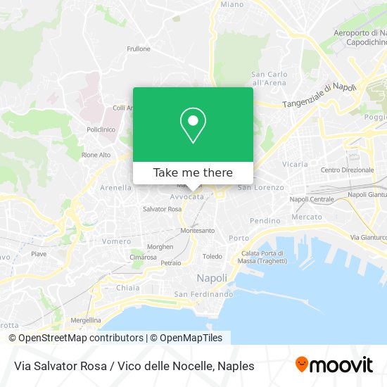 Via Salvator Rosa / Vico delle Nocelle map