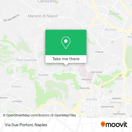 Via Due Portoni map