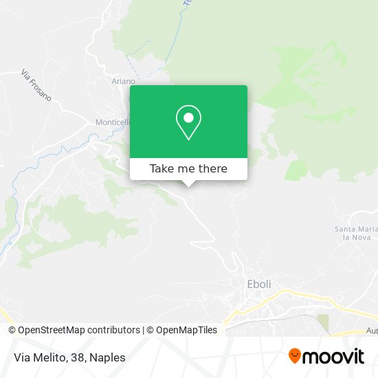 Via Melito, 38 map