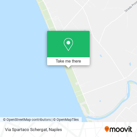 Via Spartaco Schergat map